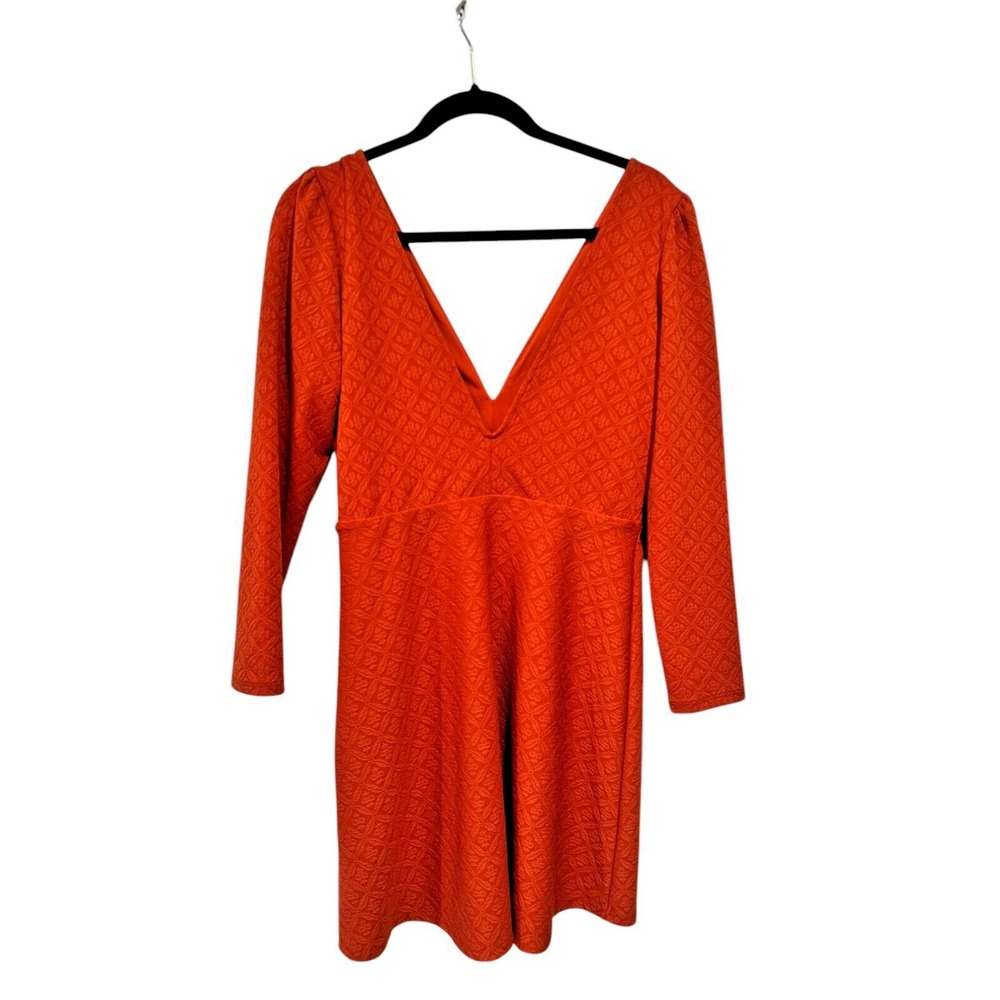 Cooperative Urban Outfitters women's Burnt Orange Swingy Dress Size S/M
